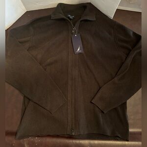 Nautical zip sweater